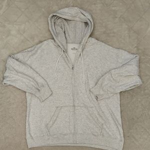 Hollister Full Length Zip Up Hoodie
